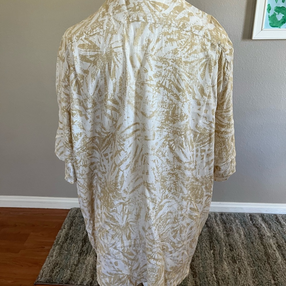 Vintage Silk Beige Shirt - Picture 3 of 3